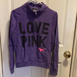 VS Pink Quarter Zip